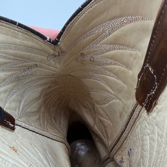 Dan Post Cowboy Boots in Brown 9D S33 - Picture 8 of 9
